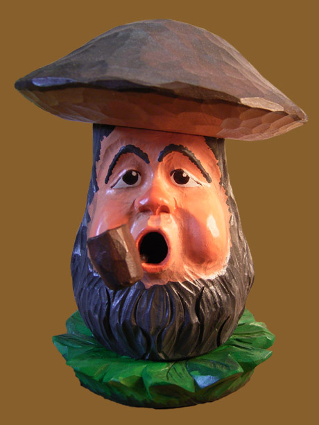 R&auml;ucherpilz "Braunkappe" 15cm hoch